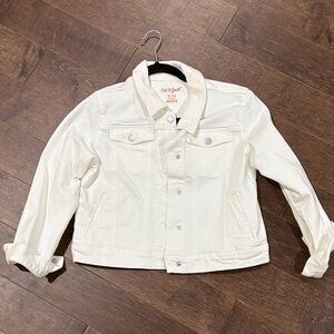 Cat & Jack Cream Denim Jacket